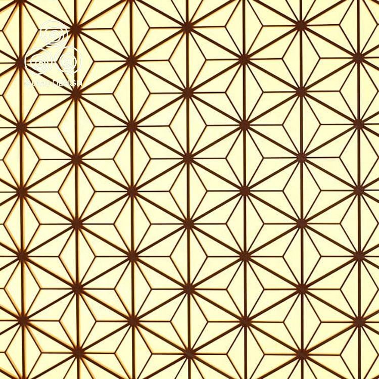 Cloison de séparation décorative en bois solide française de Hinoki 3D Kumiko Products