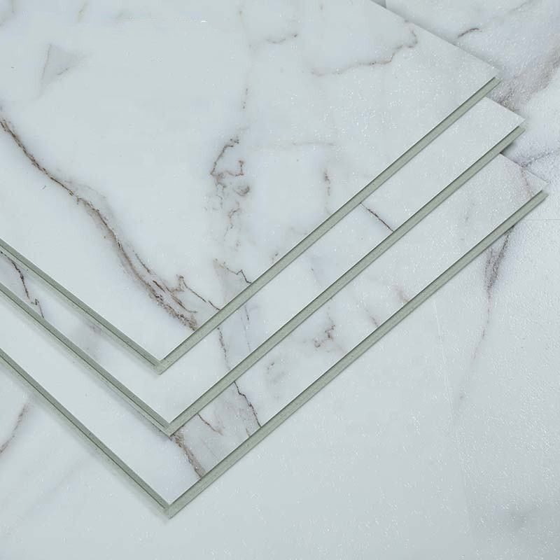 Regard de marbre Spc de FSC 4.0mm parquetant le plancher imperméable commercial de vinyle de Spc