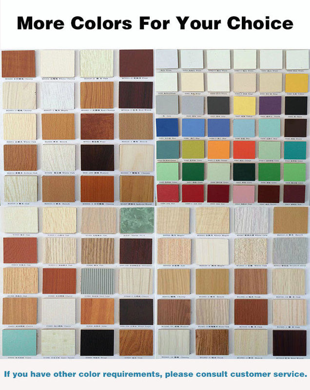 Cabinet en bois de garde-robe de panneau de porte en bois minimaliste des meubles 4 avec des tiroirs