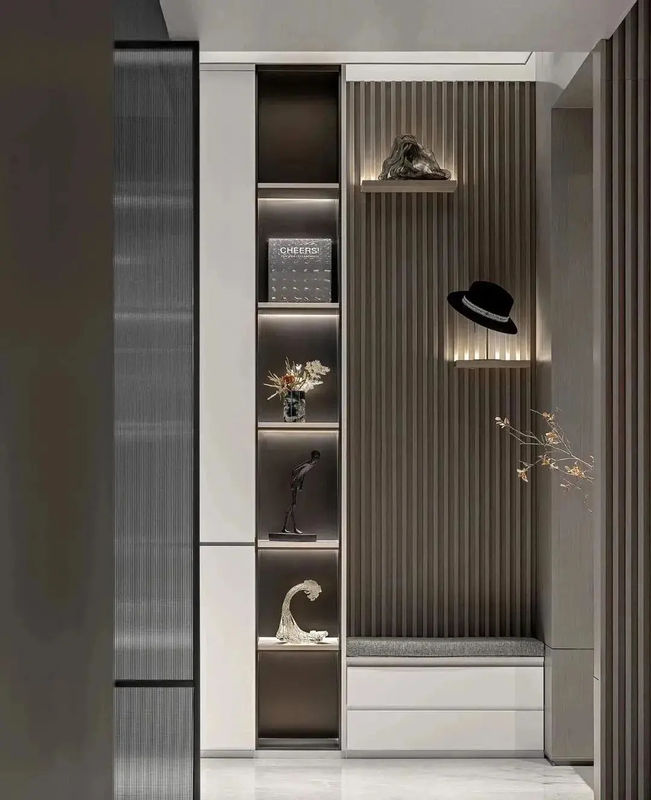 Résistance UV de lamelle de la CE/ISO9001 Wpc de panneau de panneaux décoratifs en bois de Wpc