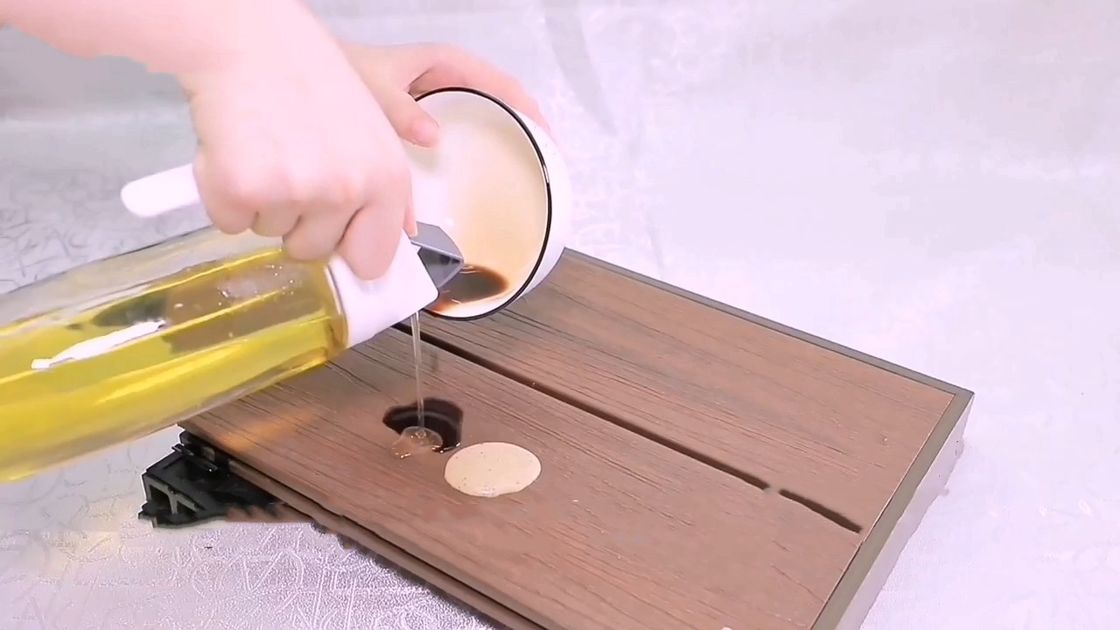 Anti plate-forme de plancher en bambou UV de porche Wpc 11mm extérieur 22mm ignifuges