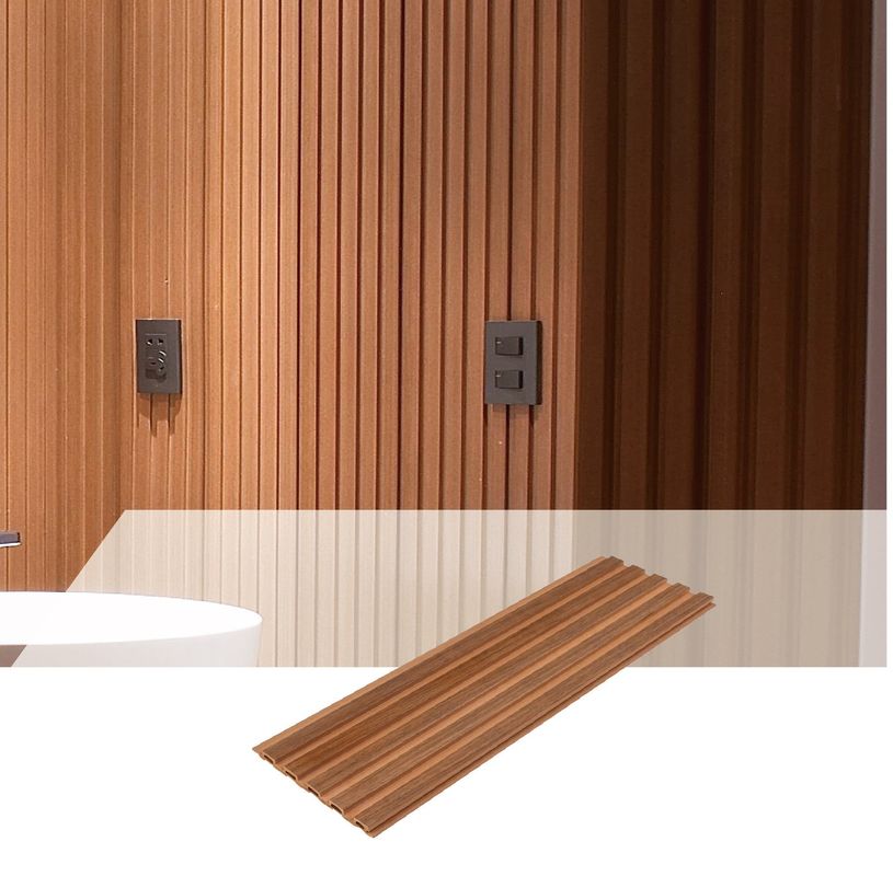 Panneau de mur intérieur décoratif du salon WPC 159*10mm imperméabilisant