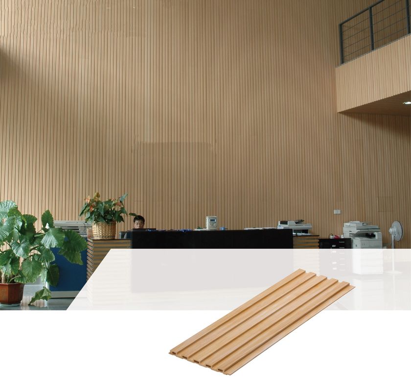 Panneau de mur intérieur décoratif du salon WPC 159*10mm imperméabilisant