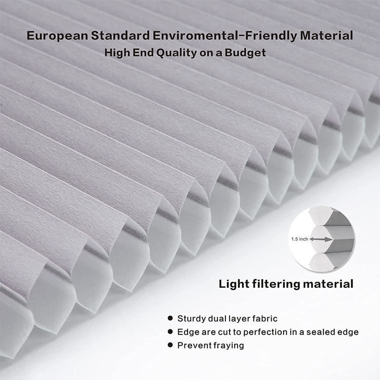 Le nid d'abeilles de filtrage léger de nuit de jour aveugle la nuance cellulaire sans fil d'hôtel
