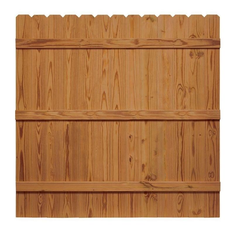 Yard 8 pi Cedar Wood Fence Panel Outdoor de haut Cedar Border Fence de FSC
