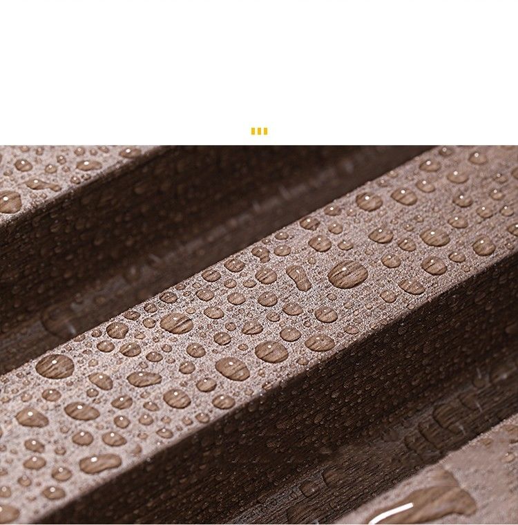 Panneaux muraux décoratifs intérieurs Panneau de plafond en PVC enduit de fibre de bambou Art Louver Panneaux de fond en WPC Panneau à ardoise à flûte