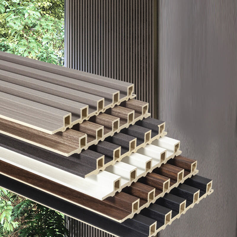 Environnemental bois plastique composite WPC intérieur grille panneaux muraux panneaux de revêtement muraux