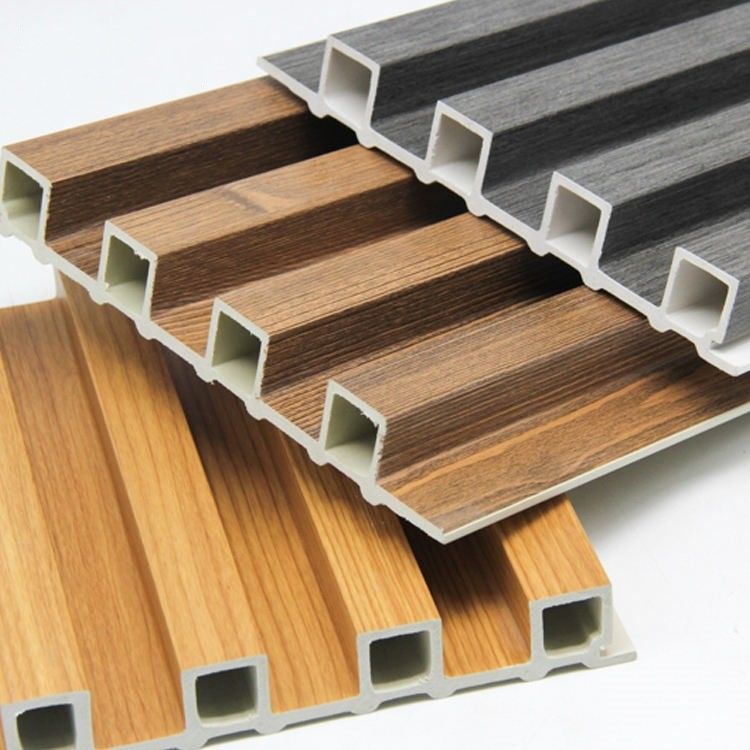 Panneaux muraux en WPC colorés Décorations murales Intérieur Installation facile revêtement murale anti-rayures en WPC