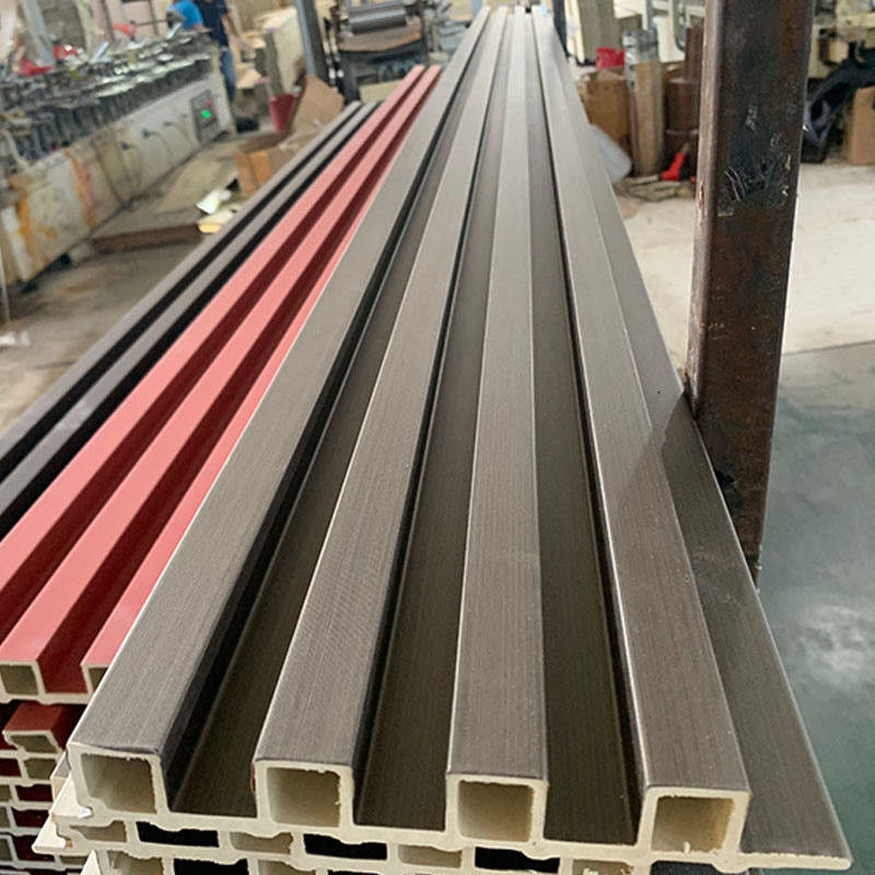 Panneau mural en WPC de couleur solide de style moderne en bois pour salon