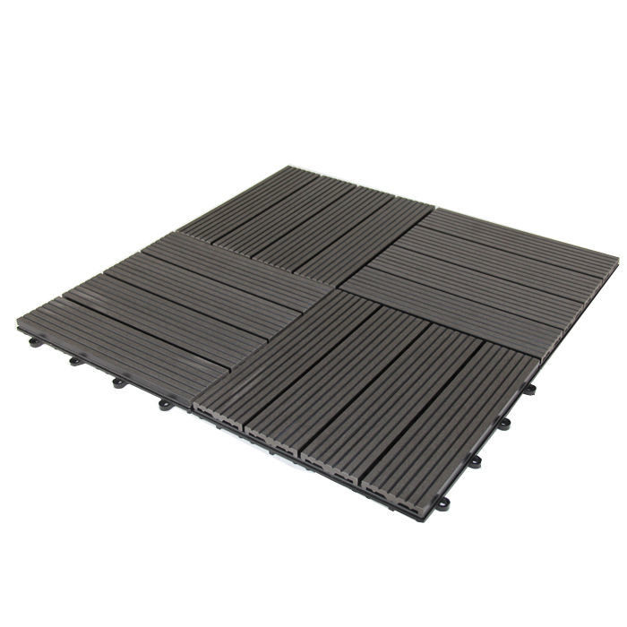 Carreaux de terrasse extérieurs en bois en plastique composite