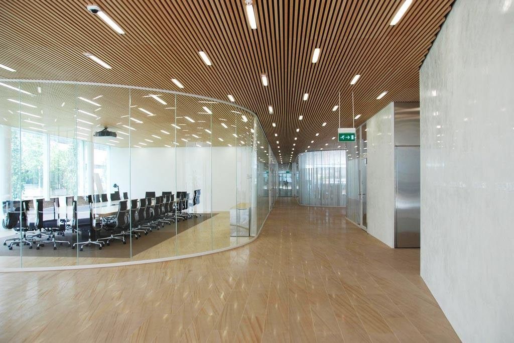 Plafond panneau en bois Wpc Wpc Décoration de plafond Wpc Plafond extérieur