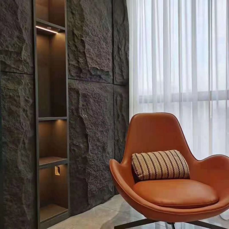 Ventes chaudes pierre culturelle artificielle en PU pour décoration extérieure panneaux muraux en faux cuir pierre légère