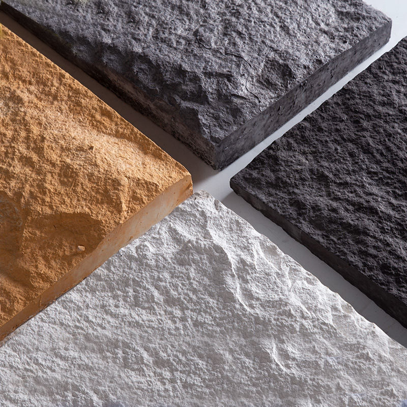 Panneaux muraux en PU en pierre de champignon en gros Panneaux muraux en pierre en PU en pierre pour décoration