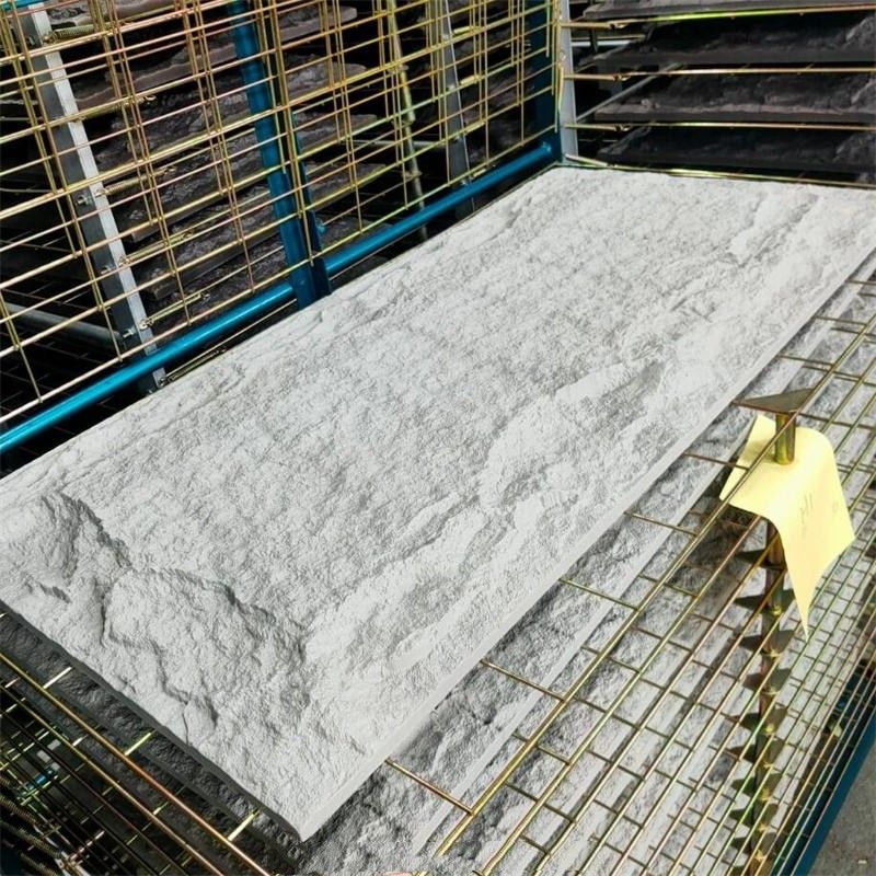 Panneaux de pierre en PU pour les murs intérieurs et extérieurs