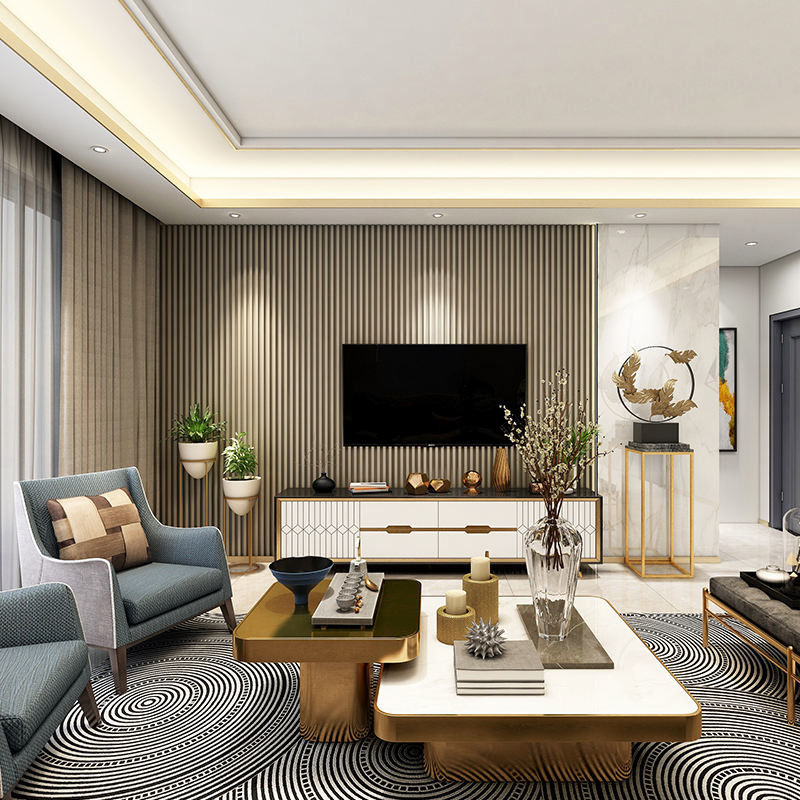 Panneaux muraux Wpc bois plastique composite revêtement murale matériaux de décoration intérieure