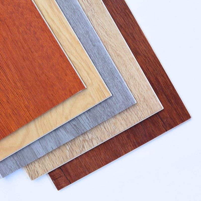 Parquet en plastique en PVC à base de grains de bois rigide de 4 mm résistant à l'eau à l'intérieur