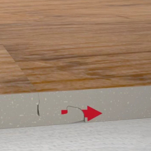 UNILIN 5G CLICK SPC plancher Chine CLICK LOCK plancher 4MM 6MM plancher en bois gravé directement à l'usine