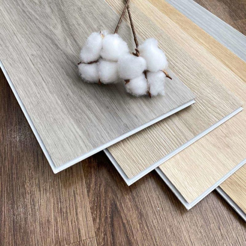 Matériau résistant au feu carreaux de bois de sol cliquez sur PVC vinyle plancher de sol en spc pour intérieur