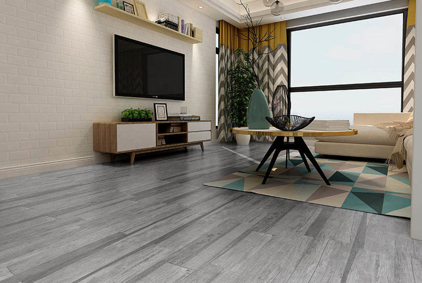 1.5 mm épaisseur Peel And Stick LVT plancher PVC plancher Vinyl plancher