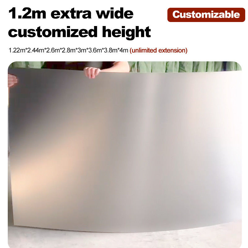 Bambous Charbon de bois Faisceau mural métallique Plaque décorative Bambous PET Plaque métallique