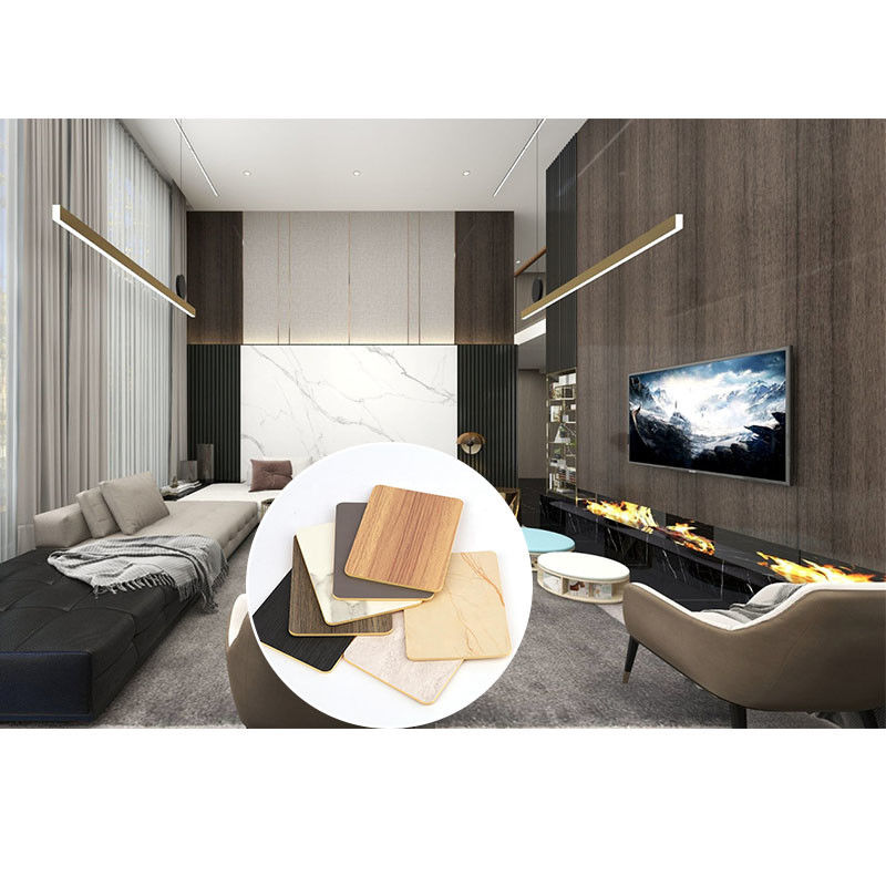 Panneau mural en plaque de cristal de carbone et panneaux de panneau mural wpc