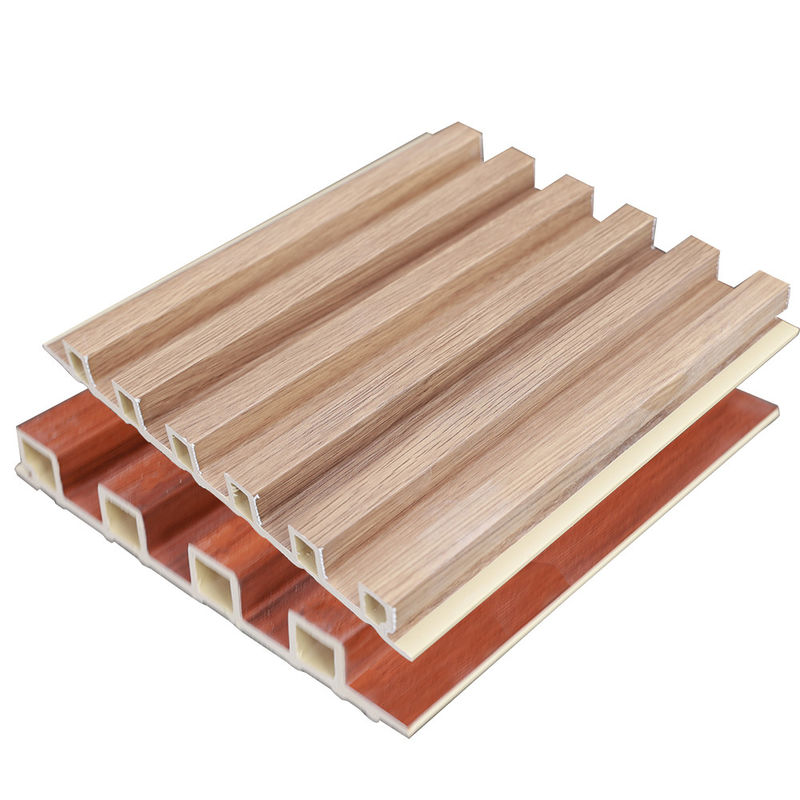 Décoration d'intérieur en bois plastique composite revêtement en PVC revêtement mural à flûte panneau mural intérieur en Wpc
