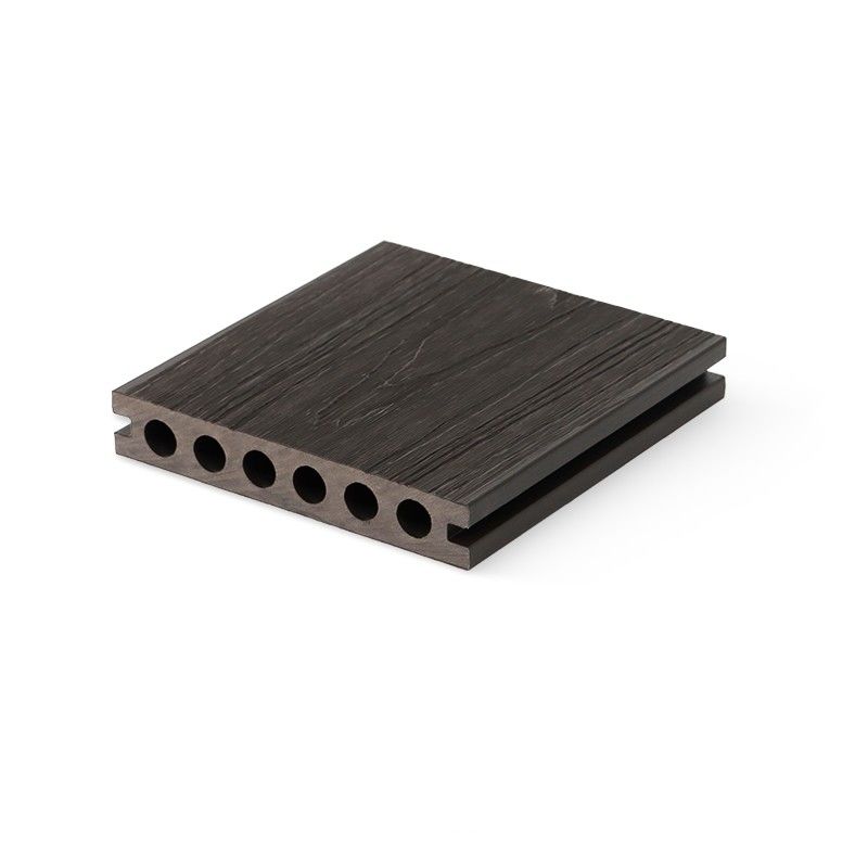 Plancher extérieur en WPC à grain de bois durable en bois composite en plastique co-extrusion