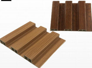 Prix d'usine Intérieur imperméable à l'eau imperméable à l'eau en bois composite Louvres murales extérieures WPC Panneaux muraux décoratifs