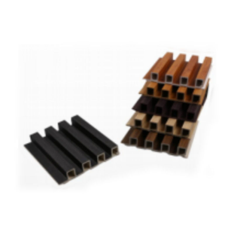 Prix d'usine Intérieur imperméable à l'eau imperméable à l'eau en bois composite Louvres murales extérieures WPC Panneaux muraux décoratifs