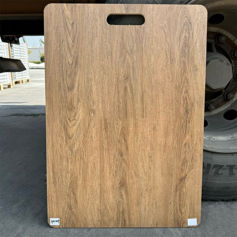 Étanche à l'eau 4mm 5mm 6mm bois grain planche vinyle cliquez verrouilleur PVC plastique SPC plancher pour l' intérieur