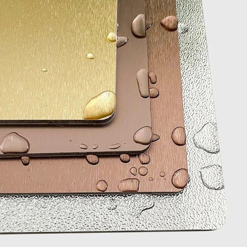 Faible luxe 8 mm Grain de bois Pour la décoration intérieure des murs Panneau acoustique Panneaux de façade en bois de bambou de haute qualité Charbon de bois