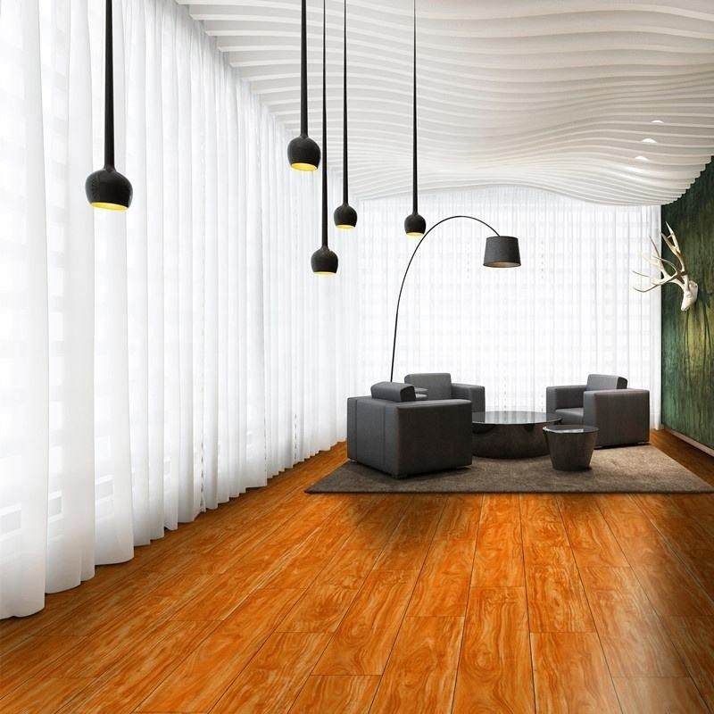 Design moderne SPC Cliquez planche plancher de vinyle anti-dérapant résistant à l'usure pour la maison / bureau / hôtel