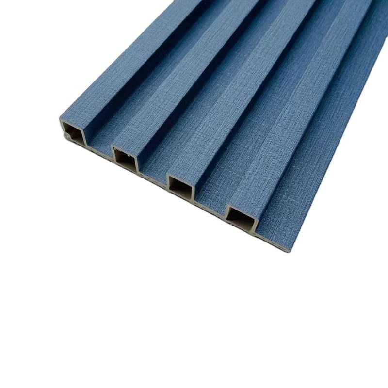 Nouveau design panneaux muraux en WPC imperméables à l'eau en grain de bois Design pour la décoration intérieure facile à installer