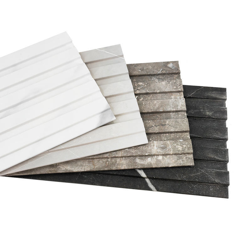 Panneaux muraux en Wpc pour murs ou plafonds et panneaux de revêtement en PVC pour téléviseurs intérieurs