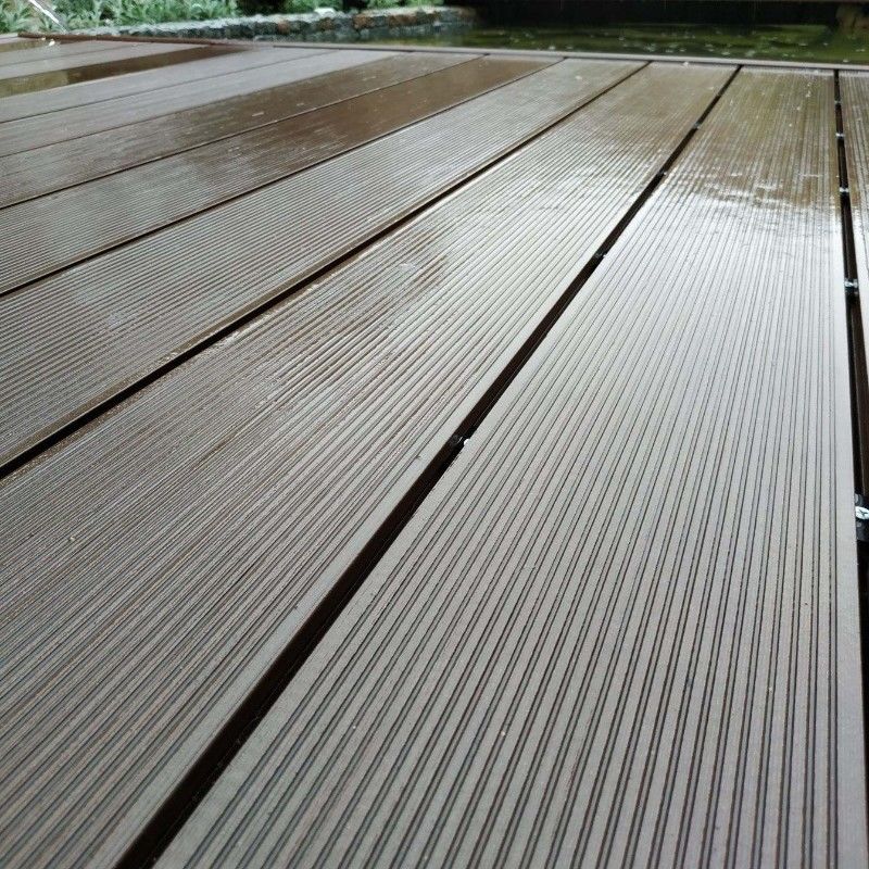Plancher extérieur Decking en WPC pour la décoration extérieure Decking jardin Decking balcon Decking