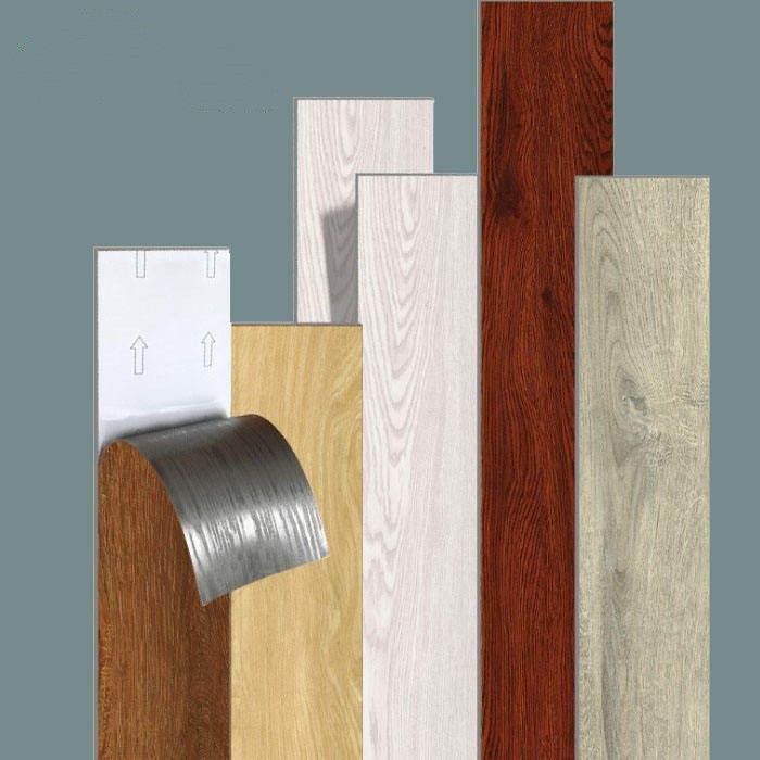 Plancher en PVC autoadhésif imperméable à l'eau Stick DIY Plancher en vinyle pour la décoration intérieure dans les immeubles de bureaux