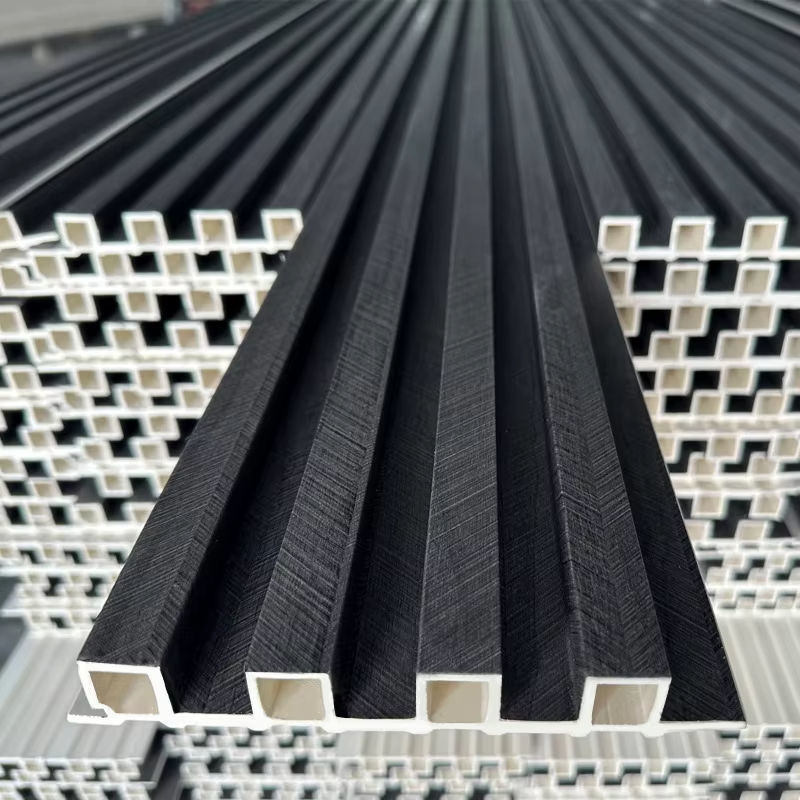 Prix de gros Moderne conception WPC panneau murale anti-statique intérieur Panneau mural en bois à dalles pour revêtement mural en WPC imperméable à l'eau intérieur