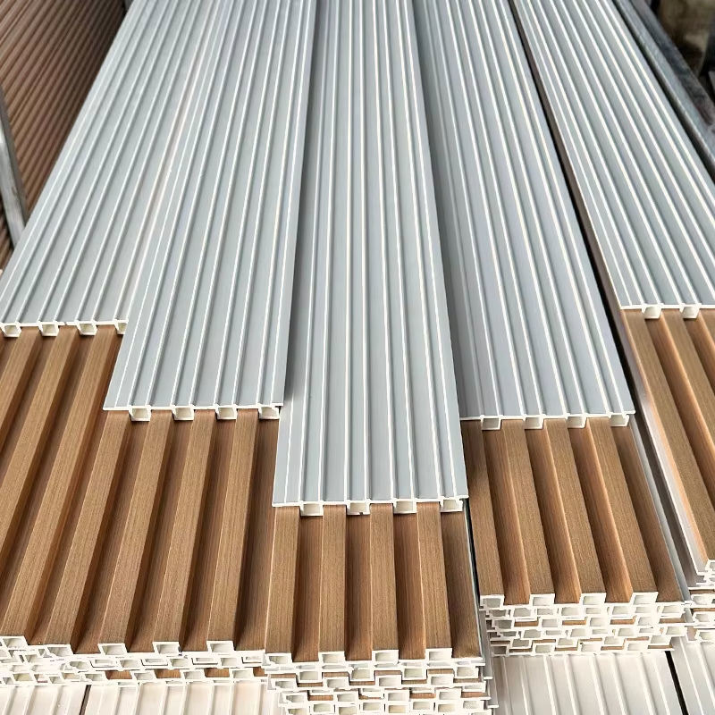 Prix de gros Moderne conception WPC panneau murale anti-statique intérieur Panneau mural en bois à dalles pour revêtement mural en WPC imperméable à l'eau intérieur