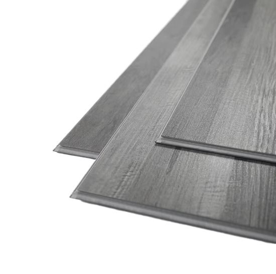 Plancher en vinyle SPC de style moderne Bon design Plastic 4,5 mm 5,5 mm 6,5 mm Utilisation intérieure PVC antidérapant à texture claire