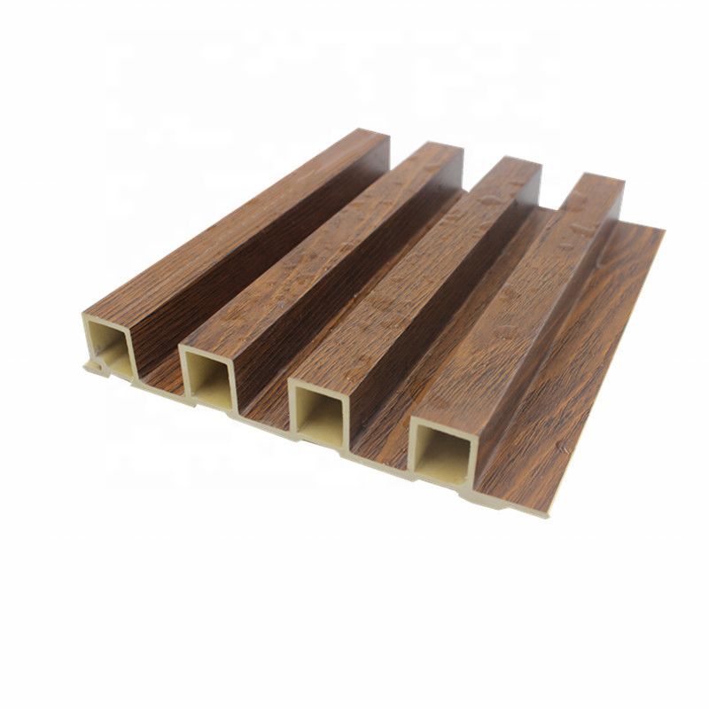 Résistant à l'eau Intégré Autres panneaux muraux en bois courbé Panneaux muraux en PVC décor intérieur Panneau murale en Wpc en ardoise