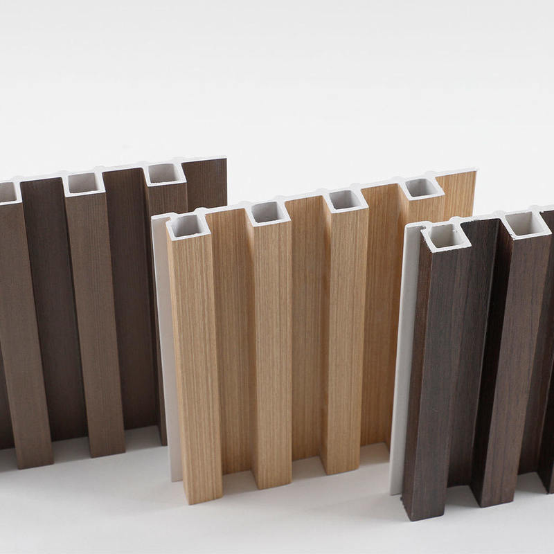 Panneaux de revêtement mural WPC au meilleur prix, nouveau design, mur cannelé, décoration murale intérieure