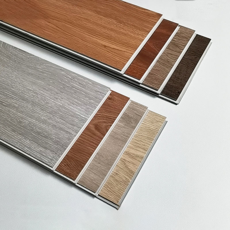 Revêtement de sol en vinyle SPC 4mm 5mm SPC Vinyle Ignifuge SPC Vinyle Revêtement de sol intérieur en plastique PVC étanche