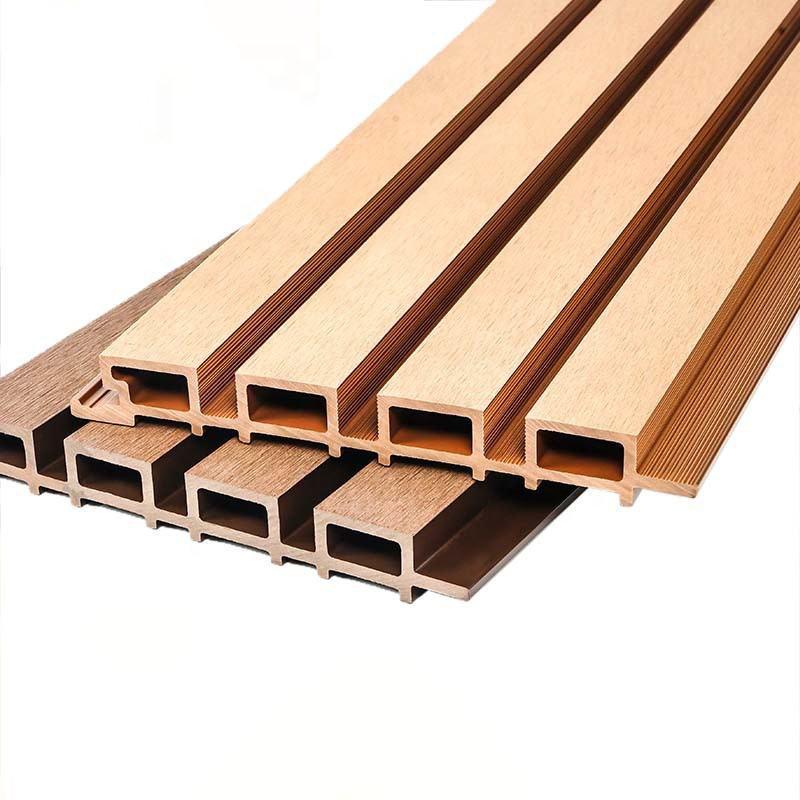 Panneau décoratif mural en lambris extérieur de haute qualité WPC 3D Prix d'usine Panneaux muraux extérieurs en PVC