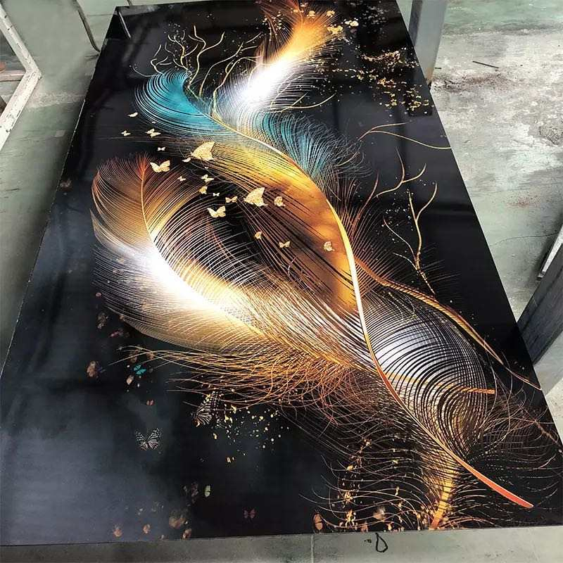 4x8 pieds PVC UV feuille de marbre PVC UV panneau mural de marbre panneau alternatif de remplacement de marbre 3 mm PVC UV feuille