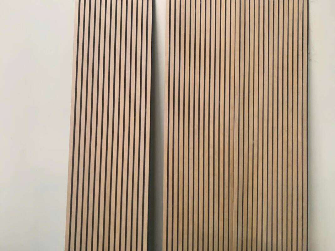 Panneaux acoustiques Panneaux muraux Panneaux en PET MDF Décorations murales acoustiques pour meubles Panneaux muraux en bois acoustique design moderne