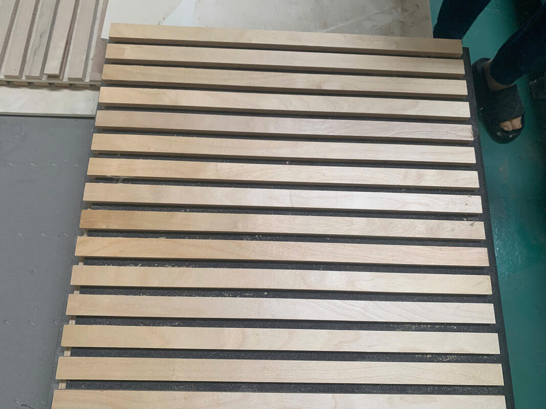 Panneaux acoustiques Panneaux muraux Panneaux en PET MDF Décorations murales acoustiques pour meubles Panneaux muraux en bois acoustique design moderne