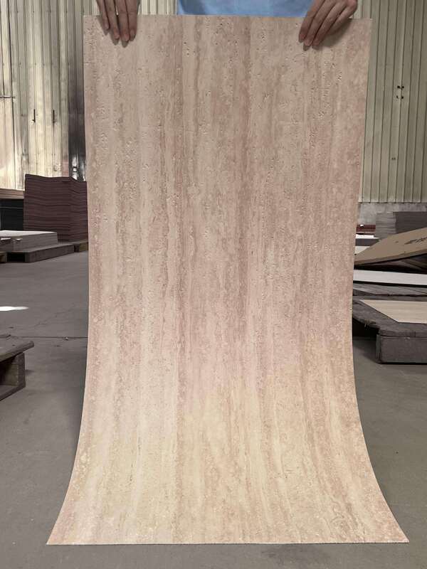 Vente en gros en pierre souple souple extérieure de façade de mur de carreaux de feuille de revêtement de panneau de mur de pierre décoratif