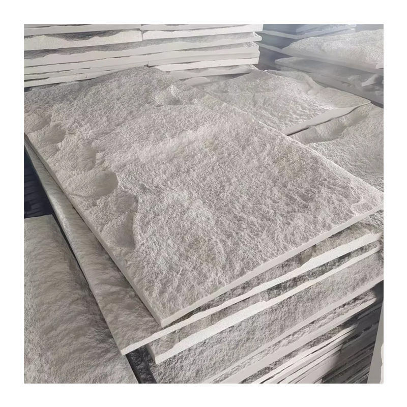 Intérieur multifonctionnel Poids léger Pu revêtement de faisceau de roche artificielle extérieur décoration 3D Panneau mural en pierre de haute qualité