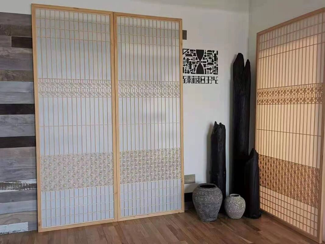 High Technology Traditionnelle japonaise Hinoki en bois à fleurs ou Kumiko pour meubles ou fenêtres