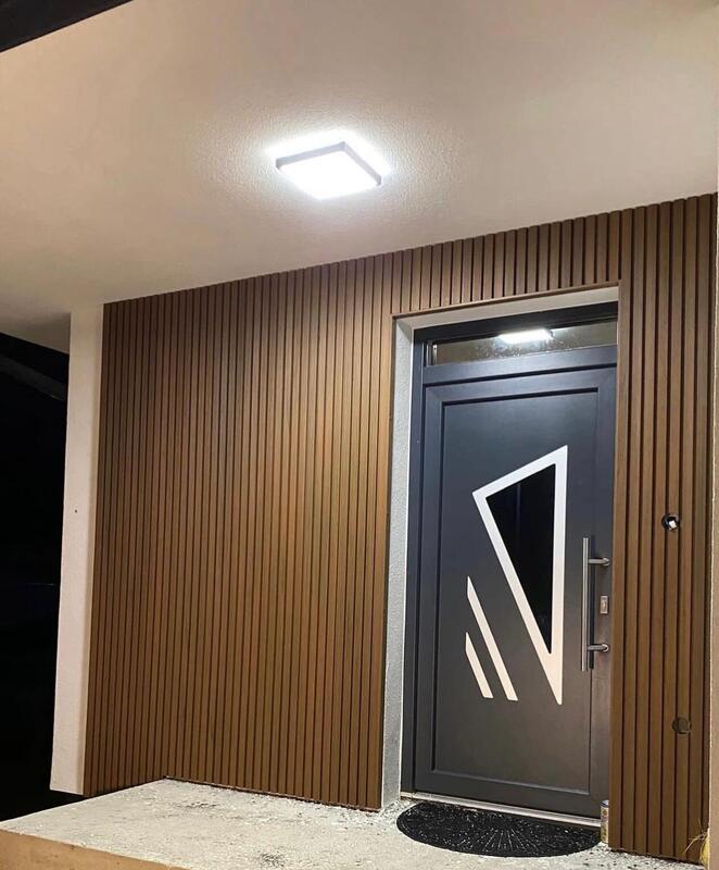 Panneau de façade WPC moderne Revêtement extérieur Panneau mural Wpc pour hôtel